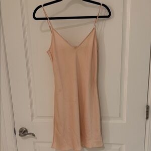 Aritzia Blush Slip Dress